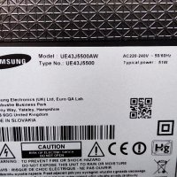 SAMSUNG UE43J5500AW със счупена матрица ,BN41-02353A ,BN44-00703G ,T430HVN01.6 ,WIBT40A ,BN41-02437A, снимка 3 - Части и Платки - 26146291