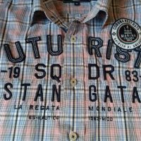 Мъжка риза Stangata/Стангата, 100% оригинал, снимка 10 - Ризи - 22440772