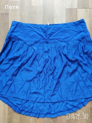 Синя асиметрична пола, снимка 1