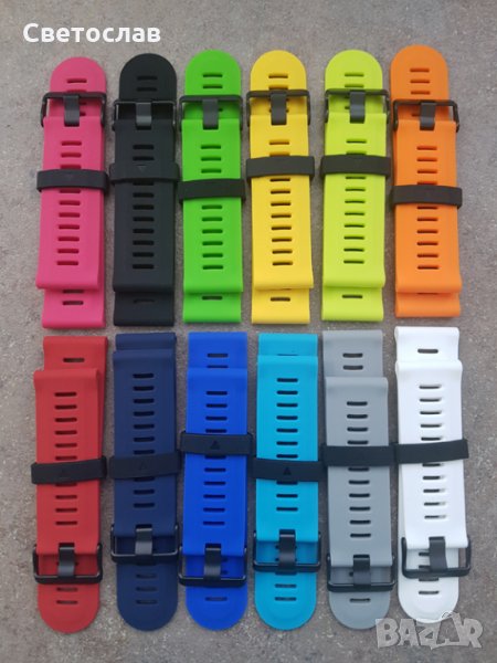 26мм Garmin Fenix 1/2/3/3 HR Fenix 5X, силиконови каишки, каишка, снимка 1