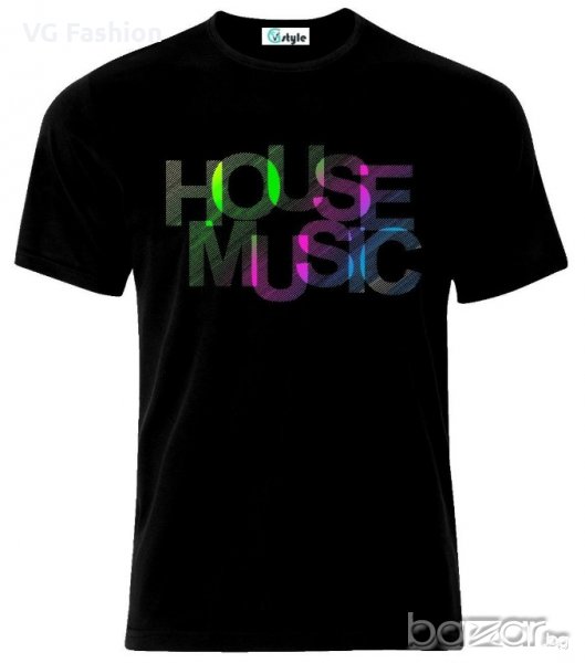 Мъжка тениска Techno House Trance Dance Electro Music, снимка 1