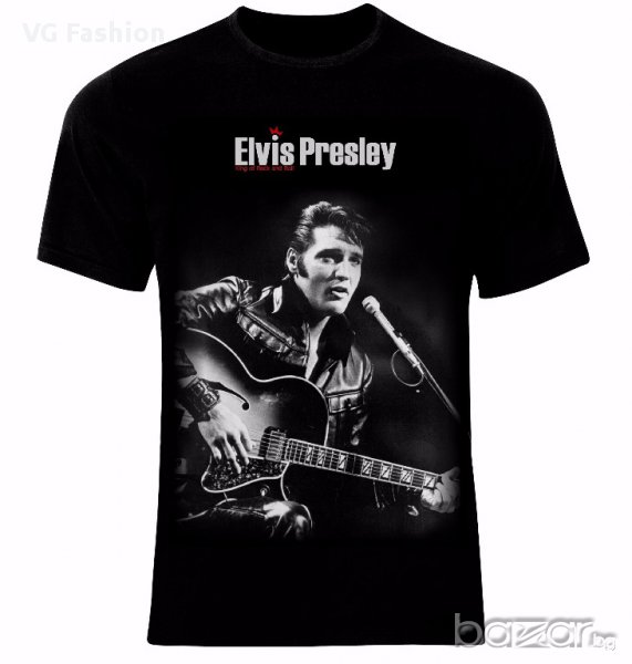 Елвис Пресли Elvis Presley The King Of Rock 'n' Roll Тениска Мъжка/Дамска S до 2XL, снимка 1