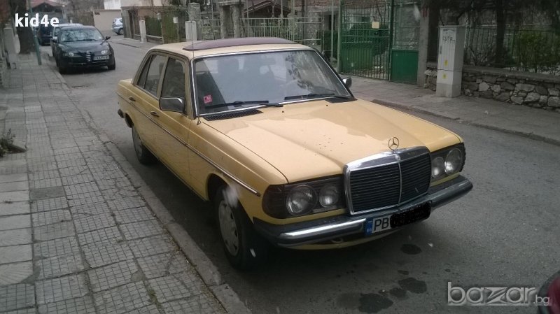 Mercedes Мерцедес W123 240 D дизел, 1981г. с климатик, люк, централно заключване, снимка 1