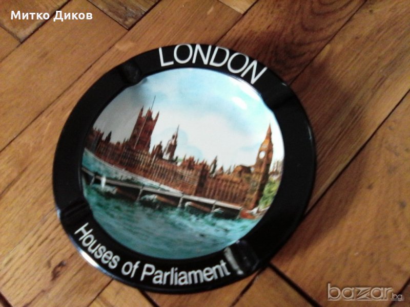 Пепелник метален Лондон-нов, снимка 1