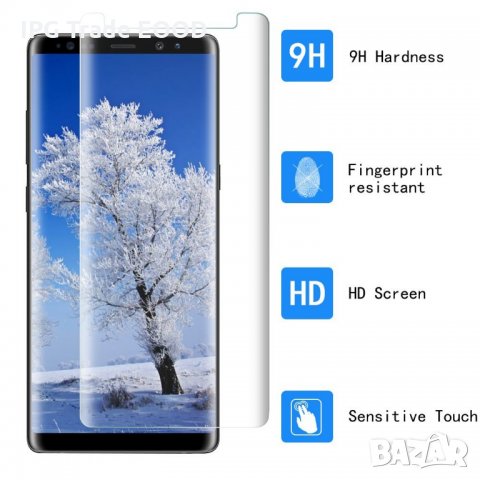 Samsung Galaxy  Note 8 Case Friendly стъклен протектор, снимка 8 - Фолия, протектори - 22831201