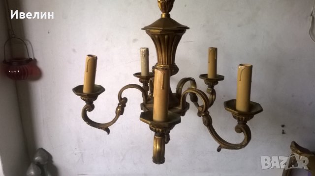 бароков полилей от бронз, снимка 8 - Полилеи - 25195547