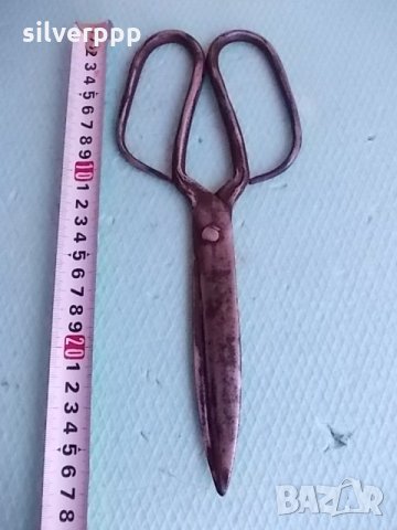  Стара абаджийска ножица , снимка 1 - Антикварни и старинни предмети - 23197996