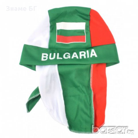 кърпа за глава с цветовете на българския трикольор. Надпис - България., снимка 3 - Аксесоари за коса - 15021672
