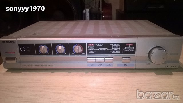 Elbe am-260 stereo amplifier-made in korea-внос швеицария, снимка 2 - Ресийвъри, усилватели, смесителни пултове - 14496950