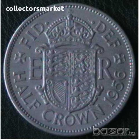 ½ крона 1956, Великобритания