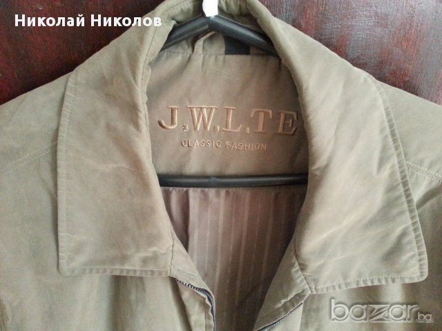 Яке с ципове светлобежовозелено, снимка 2 - Якета - 12290057