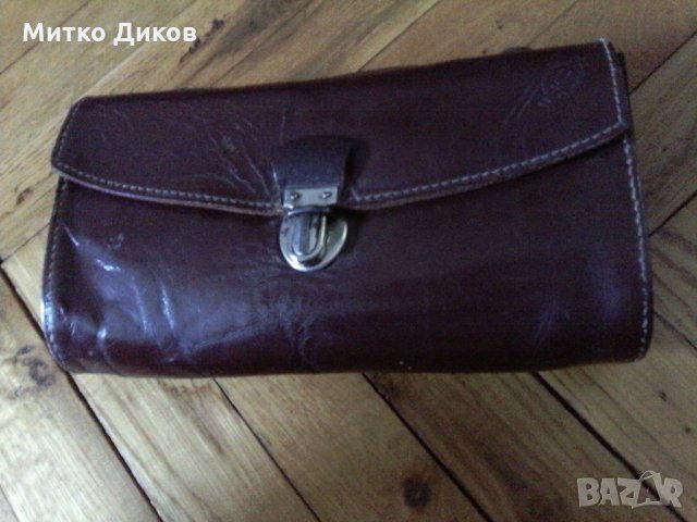 Чанта за принадлежности АУЗ естествена кожа, снимка 1 - Чанти - 21675037