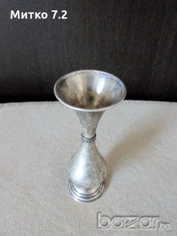 Сребърна вазичка, снимка 1 - Антикварни и старинни предмети - 19597424