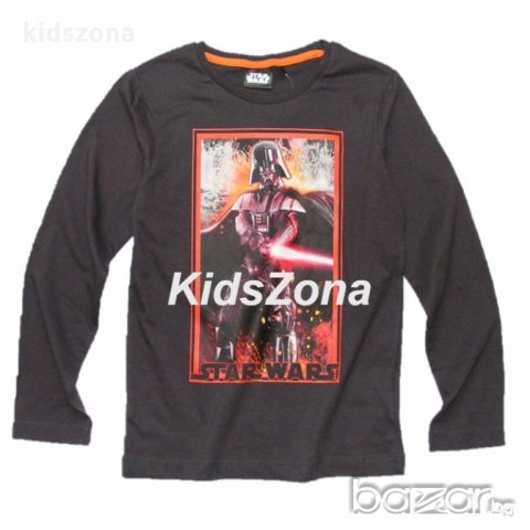 Нова цена! Детска блуза Star Wars за 4, 6, 8 и 10 г. - М 24-26, снимка 2 - Детски Блузи и туники - 19047667