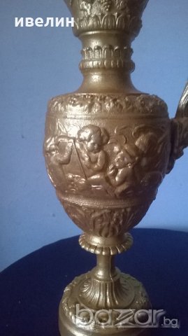 стар бароков свещник, снимка 2 - Антикварни и старинни предмети - 20569861