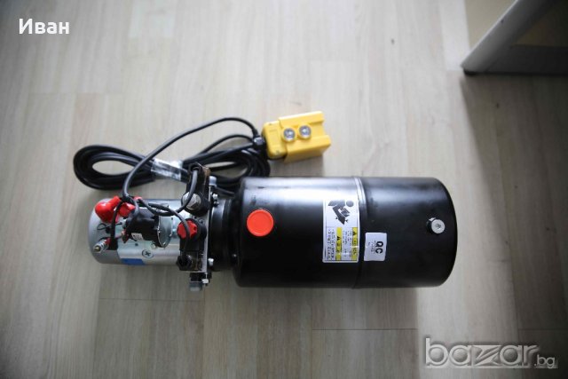 хидравлична електрическа помпа-станция  за  самосвал 12 и 24в.с различни резервоари, снимка 3 - Други машини и части - 15176110