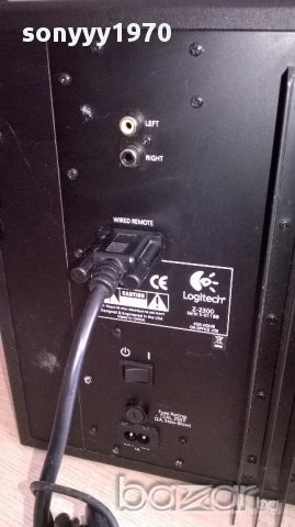 SOLD OUT-Logitech z-2300 subwoofer-40х30х30см-с усилвател-внос швеицария, снимка 12 - Тонколони - 17558537