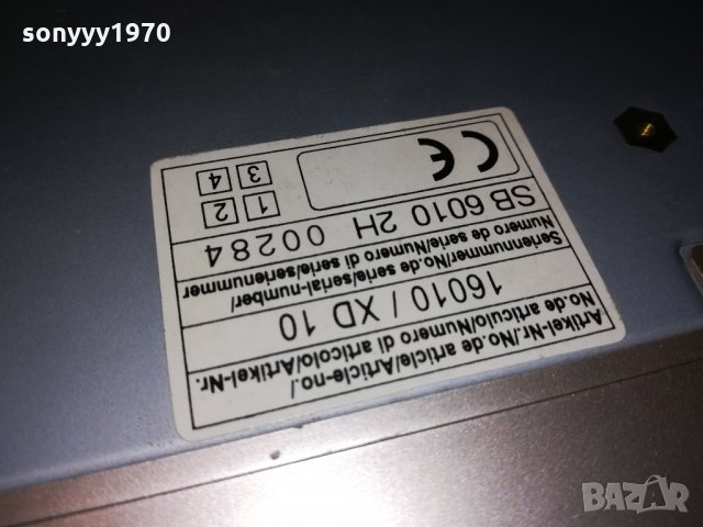 sound barrier xd-10-dvd-12voltts-внос швеицария, снимка 15 - Ресийвъри, усилватели, смесителни пултове - 22951778