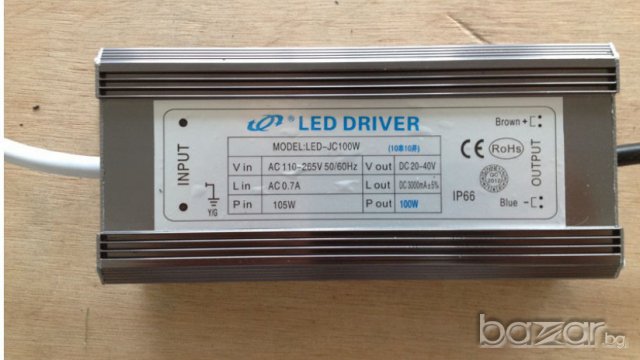 LED Driver Драйвер и DC-DC регулируем стабилизатор за LED 1W-100W, снимка 4 - Лед осветление - 6255871