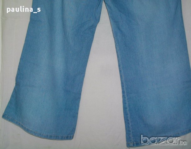 Уникални дънки "Clarion" jeans / широки крачоли , снимка 6 - Къси панталони и бермуди - 14169646