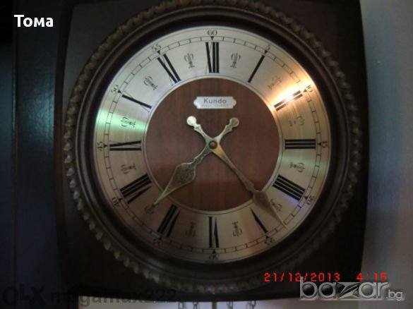 Стенен часовник Kundo, снимка 3 - Декорация за дома - 11796335