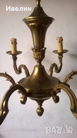 бароков полилей от бронз, снимка 4 - Полилеи - 25197582