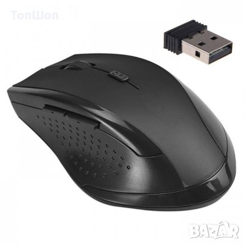 Безжична оптична мишка - 2.4GHz , 3200 dpi, снимка 4 - Клавиатури и мишки - 24049415