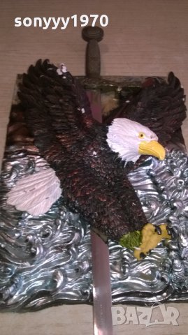 Сувенирен меч-ретро колекция-36х15см-внос швеицария, снимка 13 - Колекции - 23647795