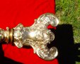 Величествен бронзов свещник 6 кг., барок., снимка 8