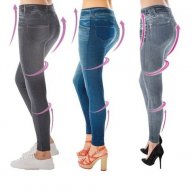 Стягащ клин имитиращ дънки Slim'n Lift Caresse Jeans , снимка 1 - Дънки - 15030218