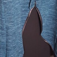 Като нова макси блуза с тюл , снимка 3 - Блузи с дълъг ръкав и пуловери - 20023604