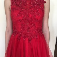 Бална  рокля в червено - НОВО!, снимка 9 - Рокли - 20842263