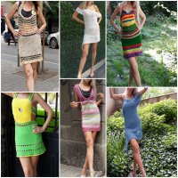 Ръчно плетени летни роклички , снимка 1 - Рокли - 25822744
