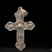 Филигранен кръст, снимка 6 - Антикварни и старинни предмети - 22932254