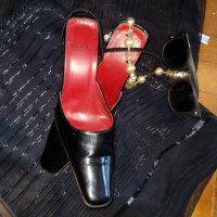 Уникални италиански обувки "Ness" естествен лак, снимка 2 - Дамски обувки на ток - 25030188
