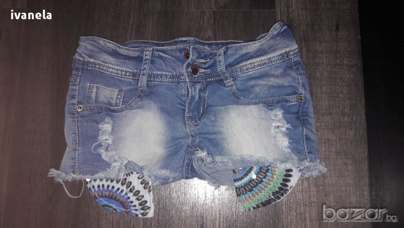Дънкови къси панталонки, снимка 1