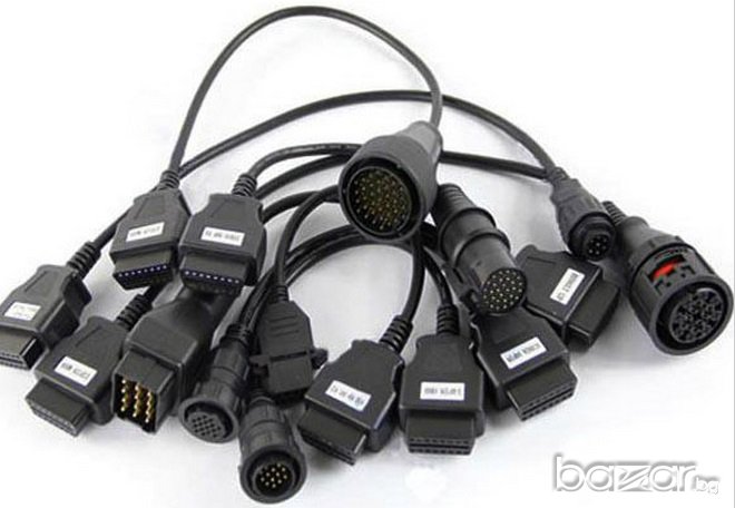 Комплект кбели преходници за товарни автомобили, за CDP - Аутоком - Delphi, снимка 1