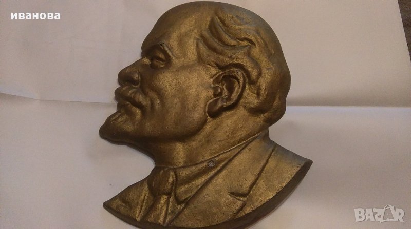 Ленин - бюст за стена , снимка 1