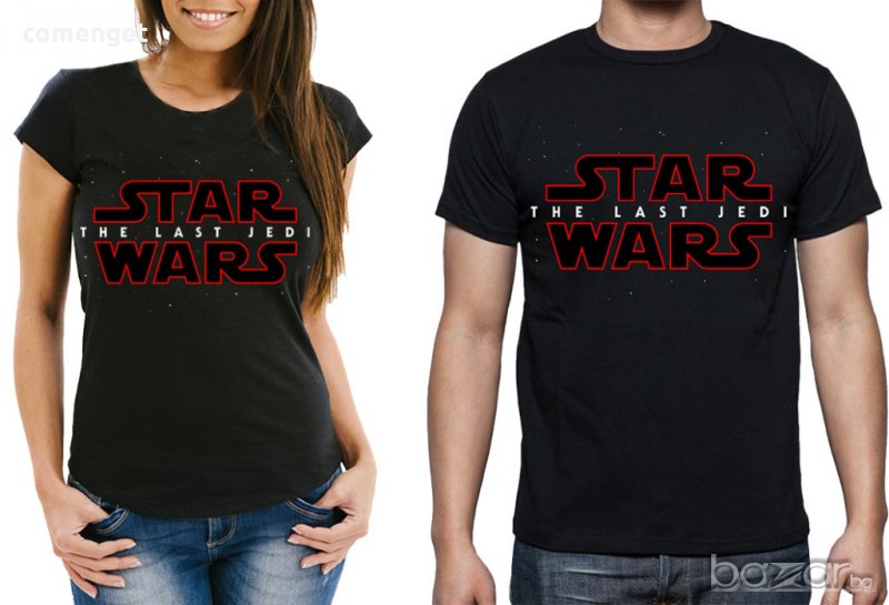 Мъжки и дамски тениски и блузи МЕЖДУЗВЕЗДНИ ВОЙНИ / STAR WARS LAST JEDI! Поръчай модел с ТВОЯ идея! , снимка 1