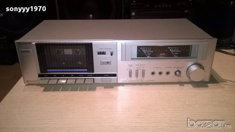 Hitachi d-e11 deck made in japan-внос швеицария, снимка 1