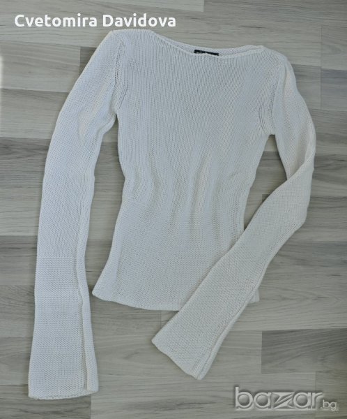 Бял пуловер , снимка 1