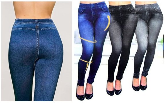 Стягащ клин имитиращ дънки Slim'n Lift Caresse Jeans в Дънки в гр. София -  ID15030218 — Bazar.bg