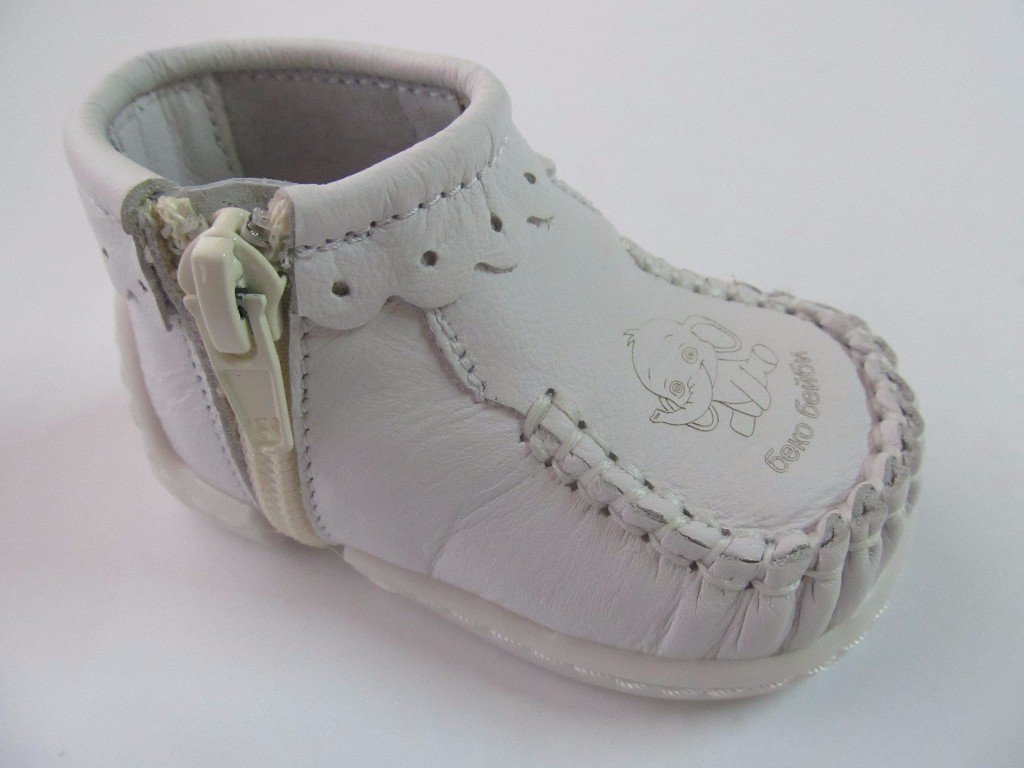 Бебешки буйки БЕКО пролет/есен в бяло в Бебешки обувки в гр. Бургас -  ID15758857 — Bazar.bg
