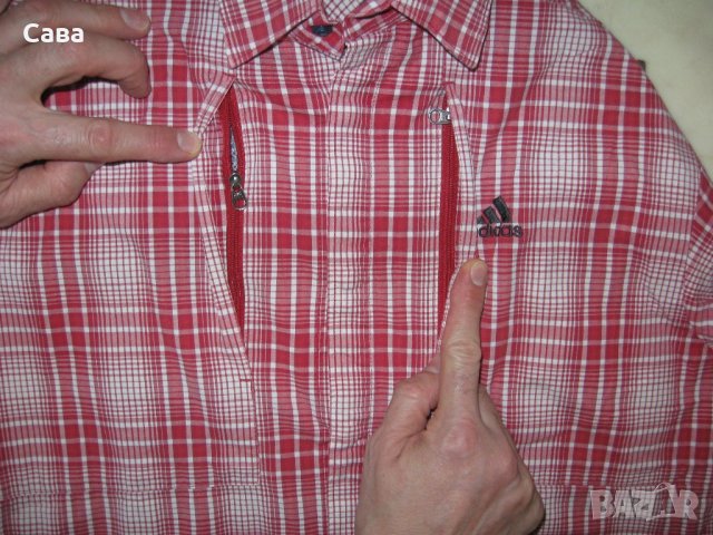 Риза ADIDAS    мъжка,С-М, снимка 3 - Ризи - 22170713