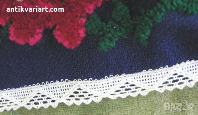 Стара Фолк Арт Вълнена Престилка за костюм, снимка 9 - Антикварни и старинни предмети - 25706614