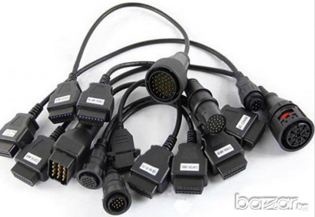 Комплект кбели преходници за товарни автомобили, за CDP - Аутоком - Delphi, снимка 1