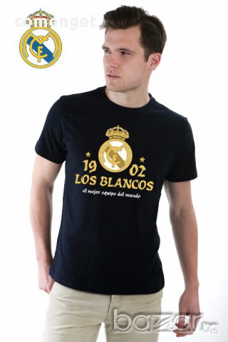 New! Уникална мъжка тениска РЕАЛ МАДРИД / REAL MADRID ! Създай модел по Твой дизайн, свържи се нас!, снимка 1 - Тениски - 14703550