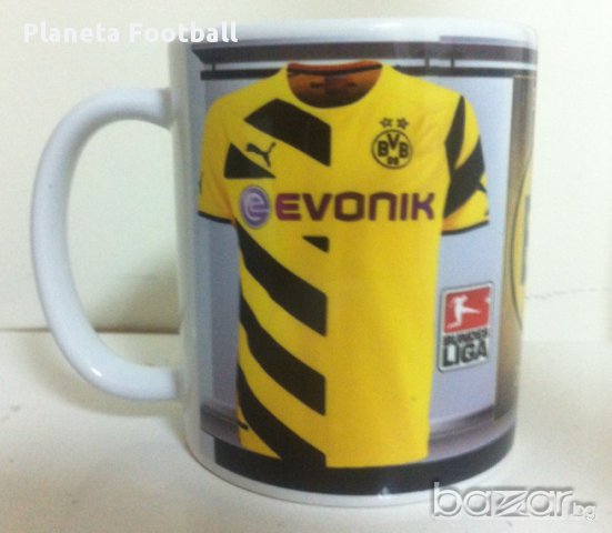Уникална Фен Чаша На Борусия Дортмунд С Ваше Име И Номер! Borussia Dortmund сезон 2025/26, снимка 3 - Фен артикули - 8526520