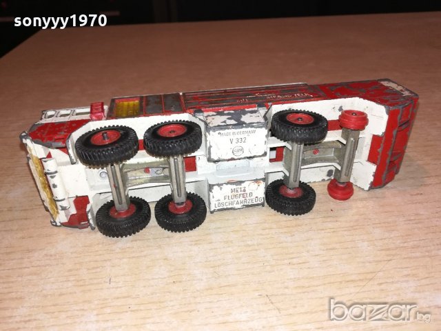 made in germany-маркова пожарна метална кола-20х6х5см, снимка 17 - Колекции - 20900877