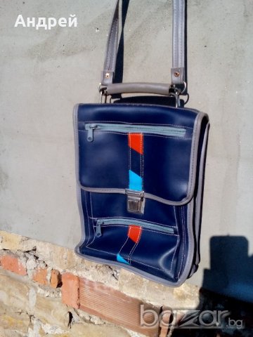 Стара кожена чанта, снимка 2 - Антикварни и старинни предмети - 19984819